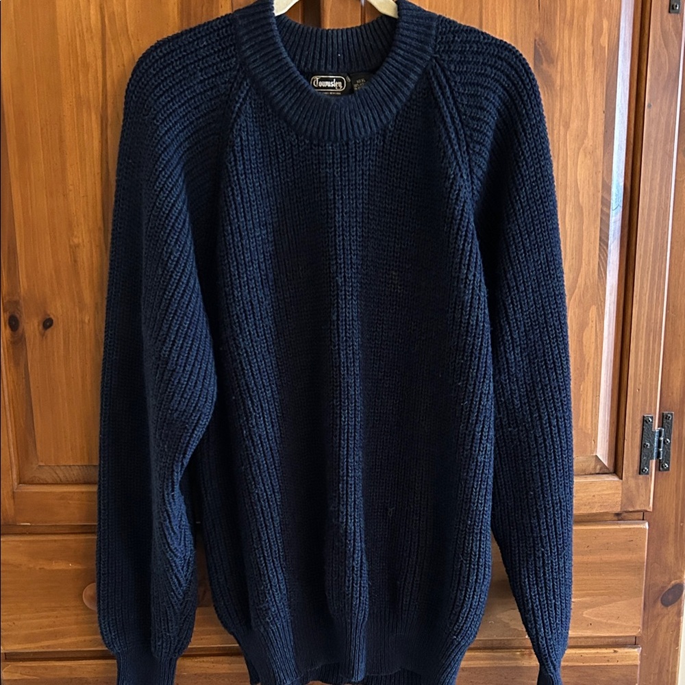 Vintage Townsley Deep Blue Crewneck Sweater